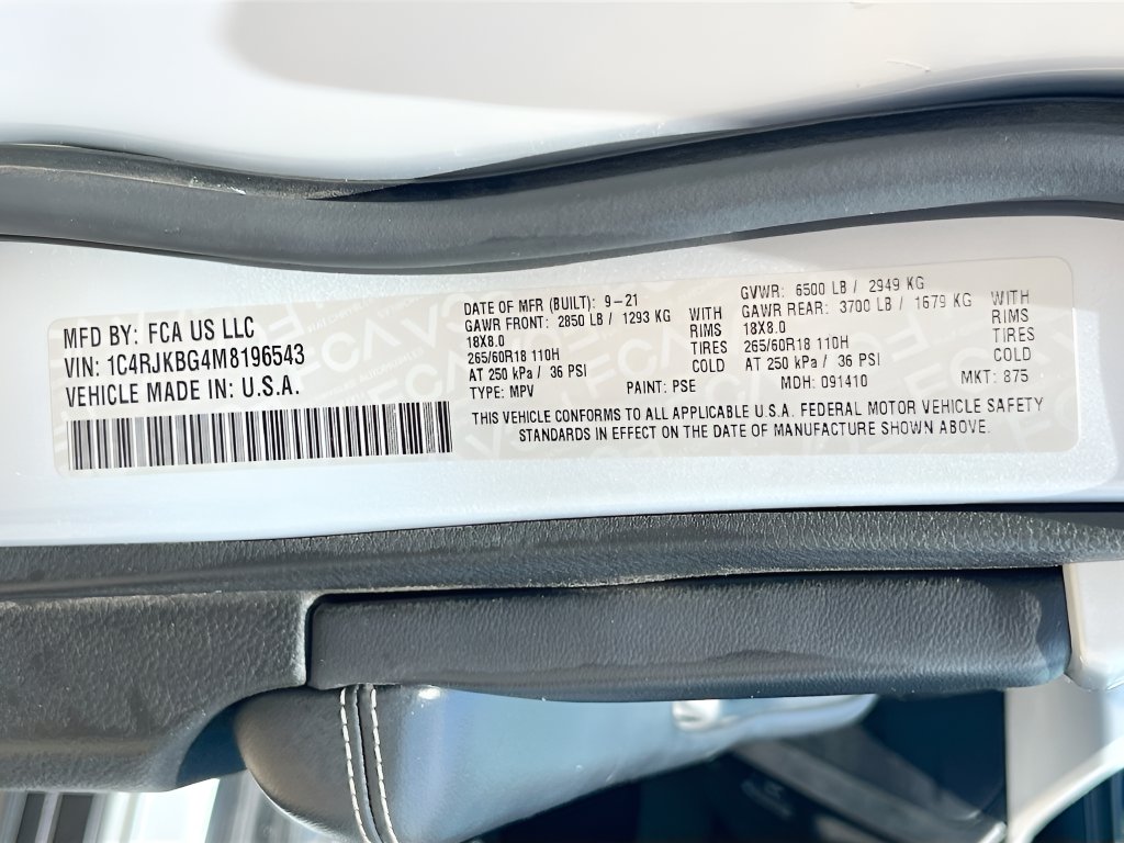 2021 Jeep Grand Cherokee photo 35 of 35