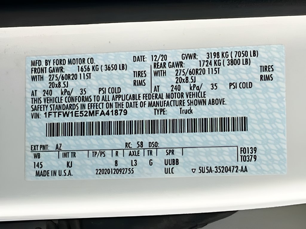 2021 Ford F-150 photo 34 of 34