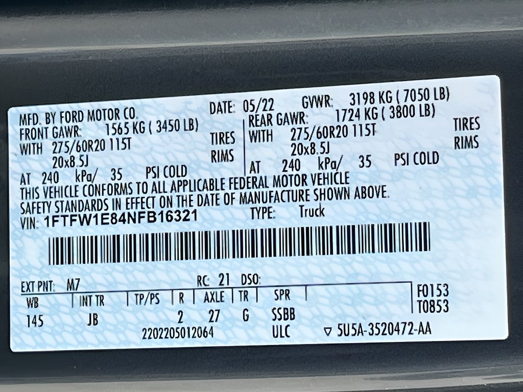 2022 Ford F-150 photo 31 of 31