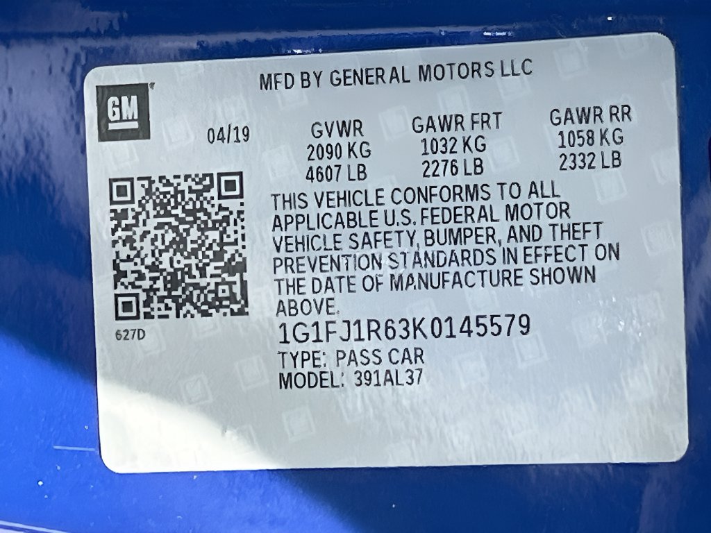 2019 Chevrolet Camaro photo 32 of 34