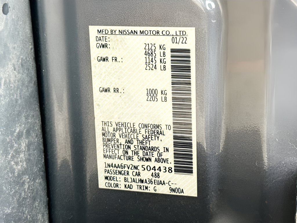 2022 Nissan Maxima photo 34 of 34