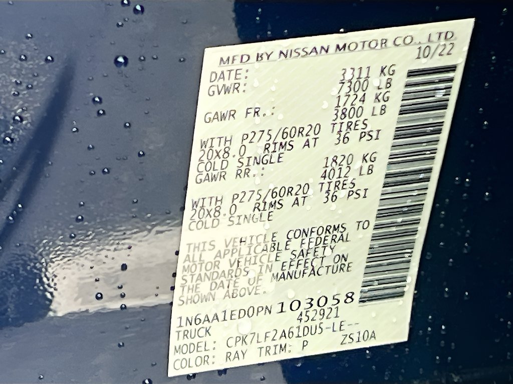 Used 2023 Deep Blue Pearl Nissan Platinum Reserve image 33