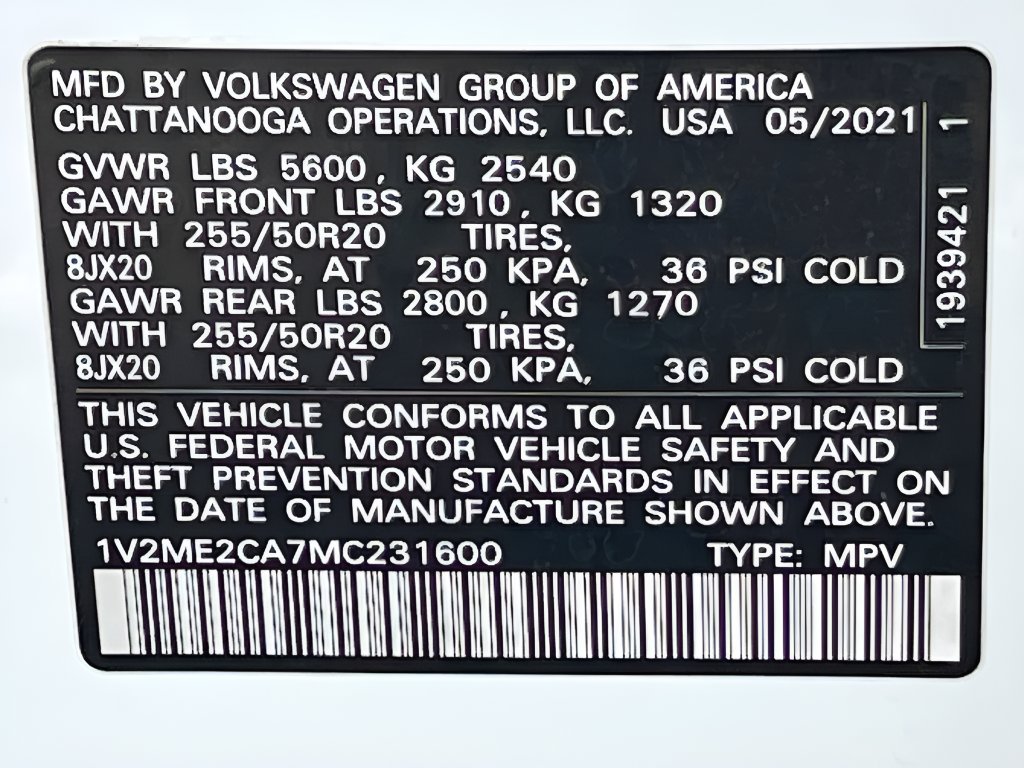 2021 Volkswagen Atlas Cross Sport photo 31 of 31