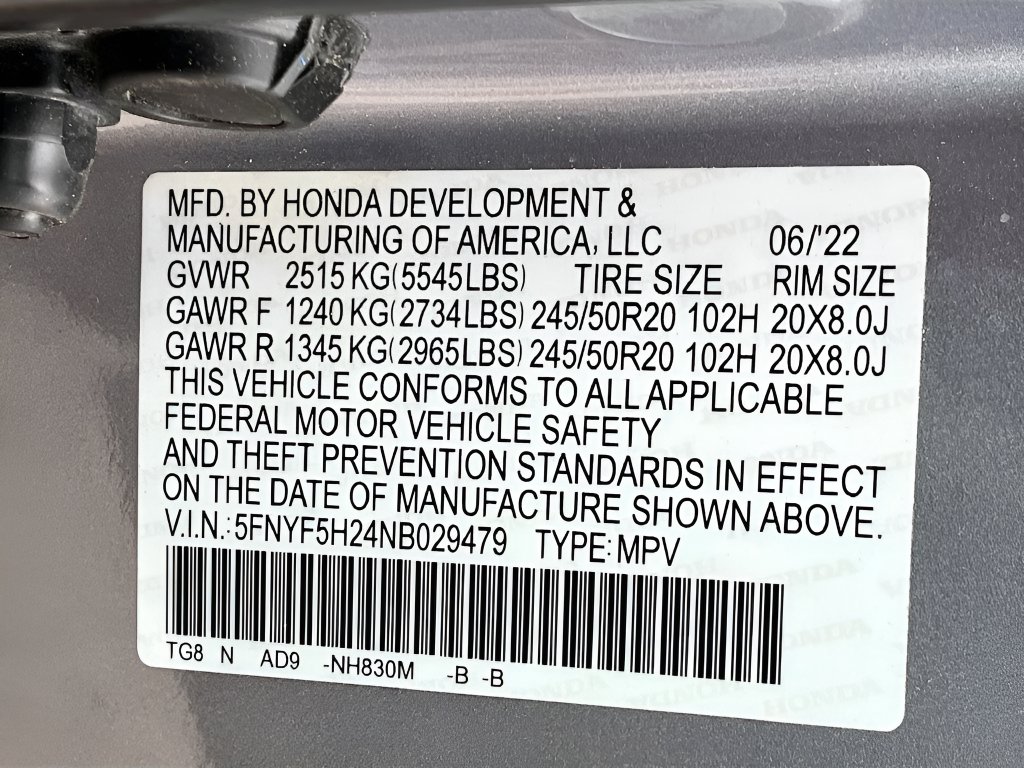 2022 Honda Pilot photo 33 of 33