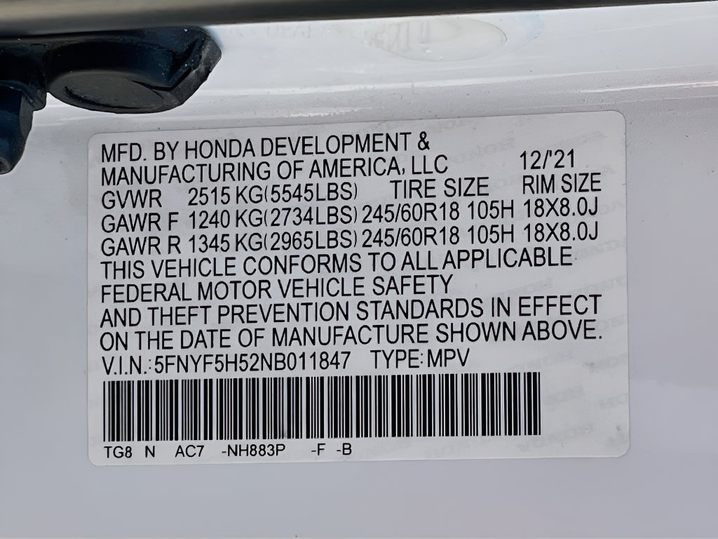 2022 Honda Pilot photo 33 of 33