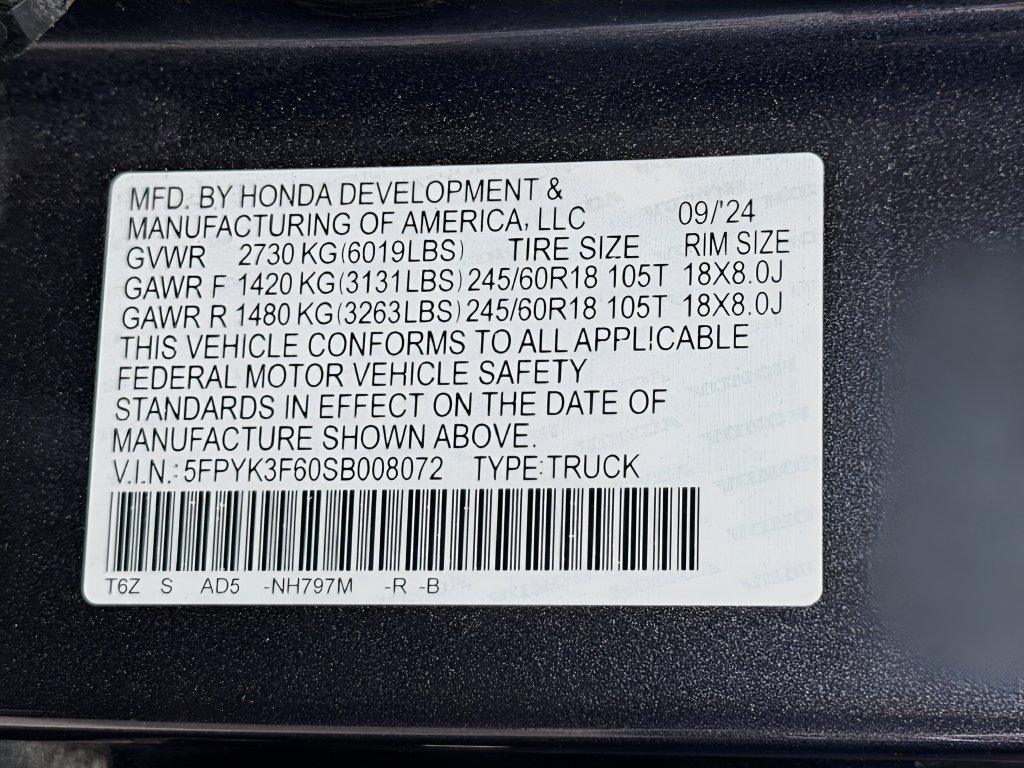 2025 Honda Ridgeline photo 33 of 33