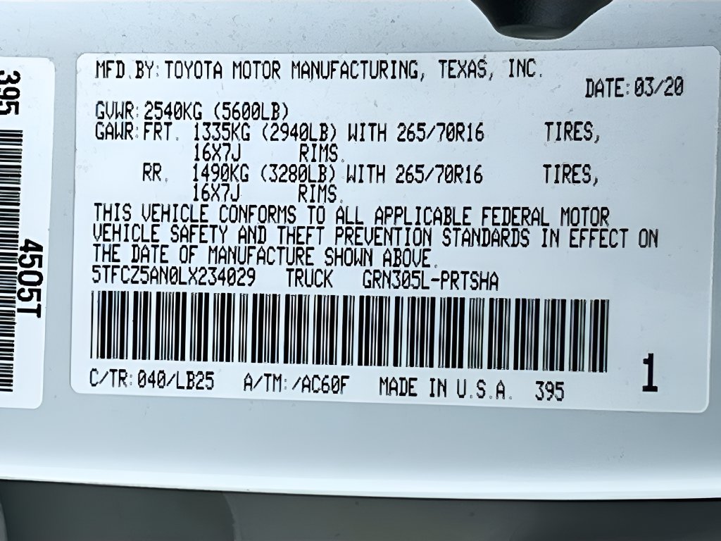 2020 Toyota Tacoma photo 33 of 33