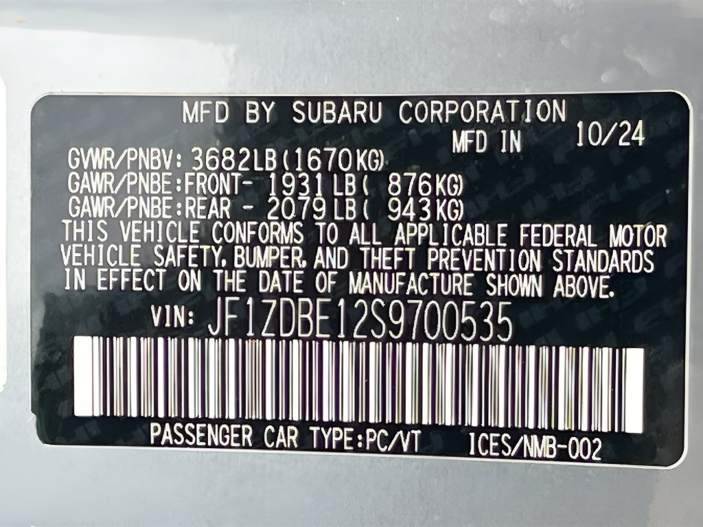 2025 Subaru BRZ photo 30 of 31