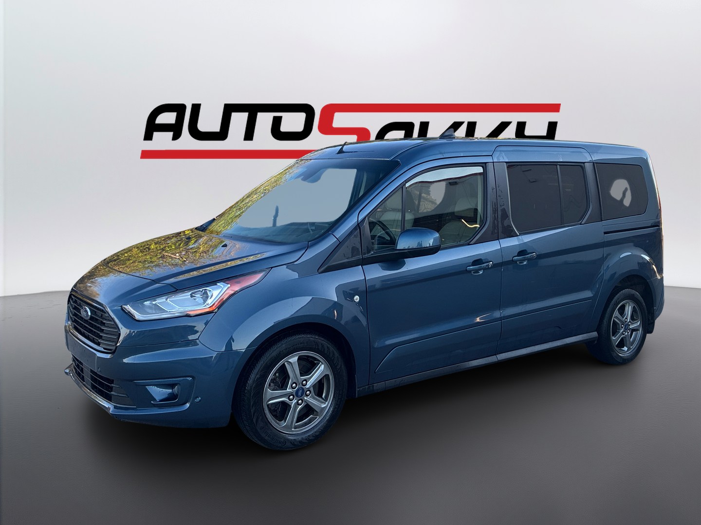 Blue 2023 Ford Transit Connect Van Front-Wheel Drive Automatic
